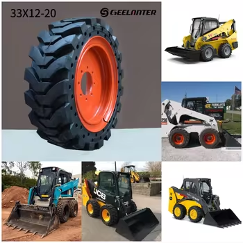 Skid Steer Loader Solid Tire 12-16.5