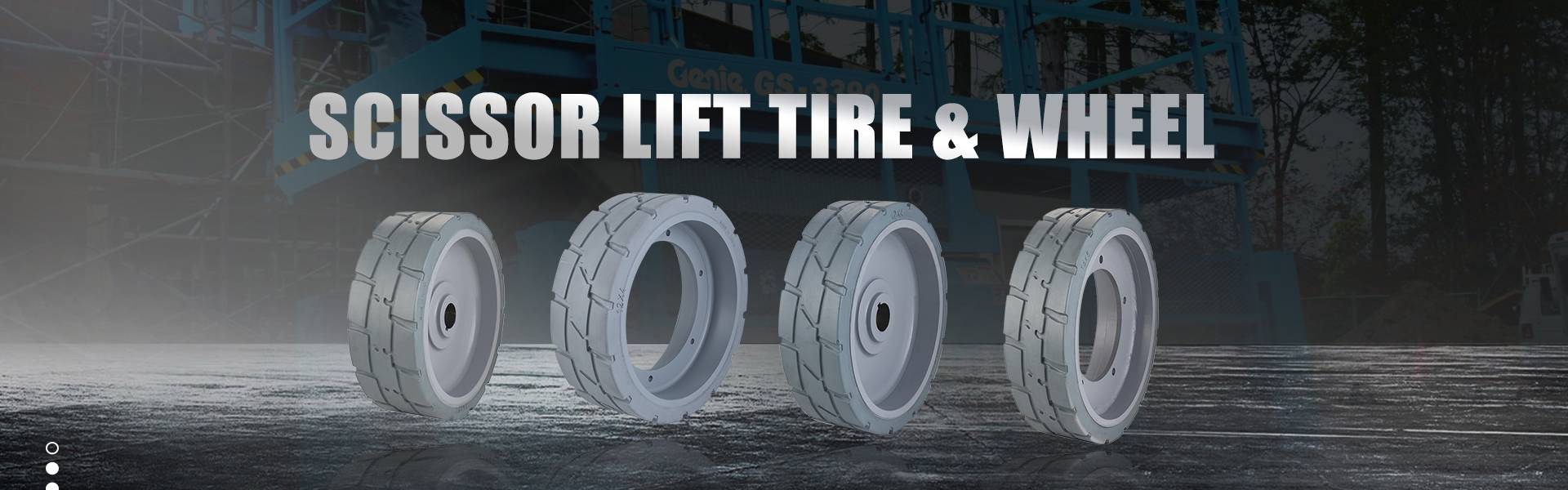 Scissor lift  tire